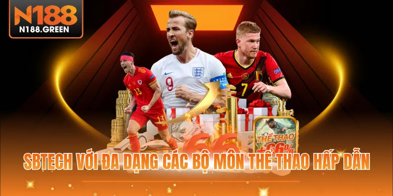 SBTech với đa dạng các bộ môn thể thao hấp dẫn